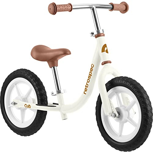 Retrospec Cub 2 Toddler 12 Balance Bike, 18 Months - 3 Years Old, No Pedal Beginner Kids Bicycle for Girls & Boys, Flat-Free Tires, Adjustable Seat, & Durable Frame
