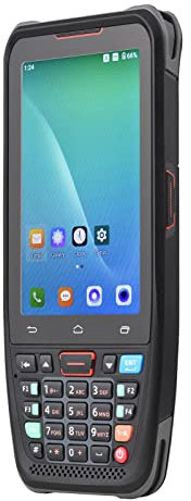 Irfora Handheld POS Android 10.0 PDA-Terminal 1D/2D/QR-Barcode-Scanner unterstützt 2/3/4G WiFi BT-Kommunikation mit 4,0-Zoll-Touchscreen für Supermarkt-Restaurant-Lager-Einzelhandelsbestandslogistik