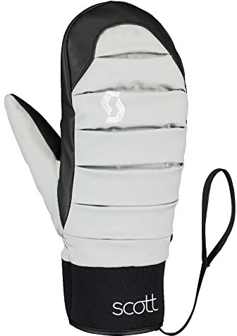 Scott W Ultimate Primaloft Mitten Grau - Primaloft wasserdichte warme Damen Primaloft Ski Fausthandschuhe, Größe M - F