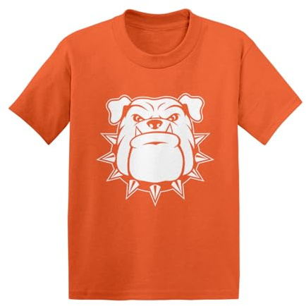 Haase Unlimited American Bulldog - Football Team Sports Infant/Toddler Cotton Jersey T-Shirt (Orange, 5T)