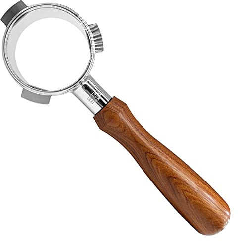 NEOUZA Espresso Bottomless Portafilter Compatible for Breville Sage 870/875/878/880 Coffee Machine, 54mm Replacement Three Ear Handle,Food 304 Stainless Steel,Basket not included