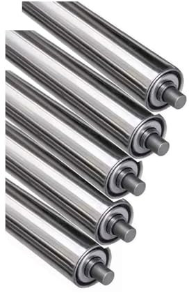 Rulli Trasportatori Rullo Ideale for Trasportatori A Gravità 1 1.3 1.5 2 2.4 Rullo Rotaia Trasportatore A Gravità for Rulli Trasportatore, Supporti A Rulli for Lavorazione Del Legno(DIA 25MM,L9.8