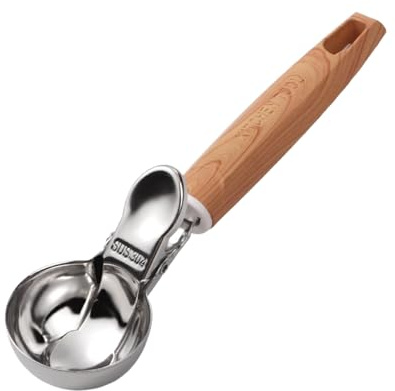 Paleta para Helado - Cucharón Helado en Acero Inoxidable - Porcionador Para Repostería Cuchara Para Fruta Cocina Hogar Restaurante