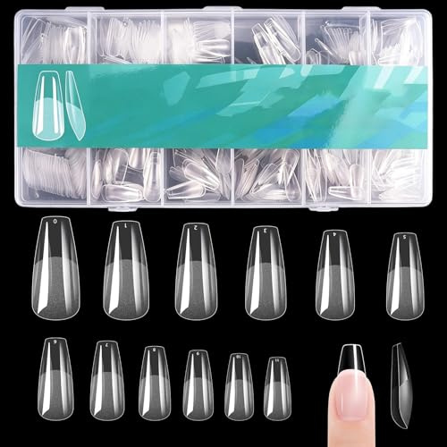 600 Capsule Ongles Gel Couverture Complète, Faux Ongles Capsule Nail Art