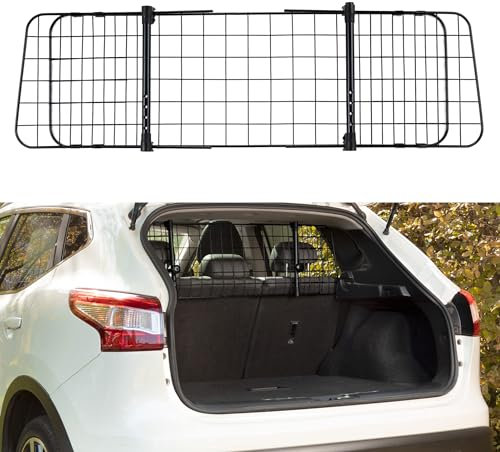 Doctor Bark Kofferraum Hundegitter Auto - Universal Trenngitter Kofferraum stufenlos verstellbar
