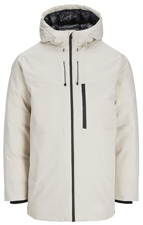 JACK & JONES Parka da uomo Jjpayne, Raggio di luna, XS
