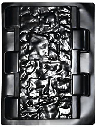 Stampo per pietra miliare per blocchi di cemento, decorazione per la casa, per giardino, sentiero, cortile, prato, materiale ABS, 38 x 28 cm, 33,5 x 25 cm, 4 cm, 412 g