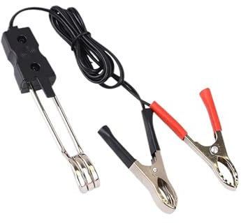 12V/24V Water Heating Tool Kitchen Appliance Immersion Heater Portable Heating Tool Fish Clip Heater Bar(24V)