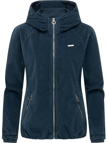 Ragwear dam manchesterjacka, övergångsjacka av snöre med huva, dizzie Cordy YoUMODO XS-3XL, bensin, XXL