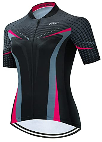 Damen-Fahrradtrikot Pro Team Mountainbike Kleidung Sommer Rennrad Kleidung schnell trocknend, CC6499-SJ, M