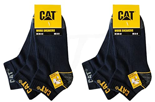 CAT Caterpillar 6 pares de zapatillas de trabajo WORK SNEAKERS de trabajo, calcetines en tallas 39-50