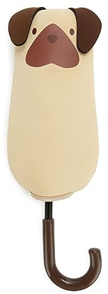 balvi Regenschirm Puppymbrella Farbe Beige Inklusive Neoprenhülle in Form eines Hundes Aus Nylon