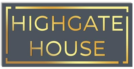 Personalised 3D House Sign – Custom Door Number & Street Name Plaque – Laser Cut Modern Rectangle Sign in Matt Anthracite Grey with Gold Mirror – Weatherproof Address Plate (D2)