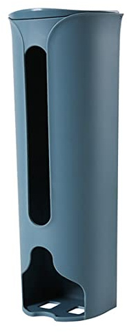 Tassety Garbage Bag Storage Box Garbage Plastic Box Kitchen and Bathroom Plastic Bag Storage Box Garbage Bag Storage Rack Blue