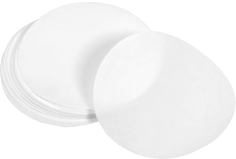 GRÄWE Bakplåtspapper för hamburgarpress, 500 stycken för 3 festhamburgarpress, hamburgarpapper, papper för små hamburgarpattier och papppress, hamburgarseparator ca 6,5 cm