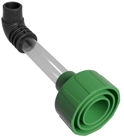 EZVAC - AC Drain Line Cleaner Adapter Evacuates & Unclog AC Drain Line - HVAC to PVC AC Drain Line Cleaner Tool - Universal Fit AC Drain Line Unclogger - AC Drain Line Cleaning Tool - Clear Visibility