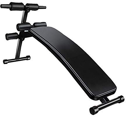 Banc de musculation Banc de musculation, Gym Sit-ups Planche couchée pliante Équipement de fitness à domicile Planche abdominale pour hommes Ventre mince pour femmes Beauté Banc d'entraînement à la ta