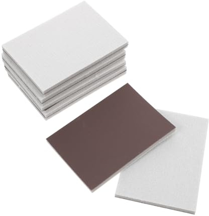 Toddmomy Polishing Block and Grinding Sponge Block Professional Sanding Tools with Fine Grit Double-Sided Abrasive Surface for Metal and Model Paint Polishing 10pcs Set