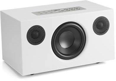 Audio Pro C5 MkII W Altoparlante Multiroom Wireless 40W Amplificatore Classe D AirPlay 2, Google Cast, Spotify Connect, Bluetooth 4.2, Subwoofer Out (Bianco)