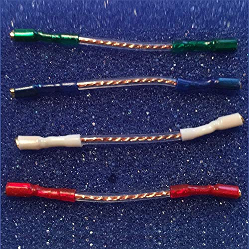 Cable pour Cellule Tourne Disque Vinyl Plaque Or