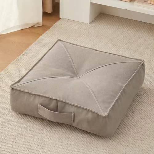 YOUGANG Coussin rehausseur extra épais de 15 cm, coussin de siège rond/carré 100 % coton pour fauteuil, voiture, bureau, coussin de chaise pour personnes âgées post-opératoires, fauteuil roulant