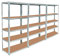 Crystals 3 X Heavy Duty 5 Tier Garage Shelving Units | Metal Shelving Unit with 175kg UDL Per Shelf | Garage Racking & Storage Solution, Metal Racking Shelving for Shed, Garage & Workshop 180x90x40cm