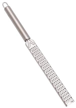 Rallador de queso de acero inoxidable, rallador de limón, rectangular, manual, cortador de verduras, herramienta de cocina, pelador de limón