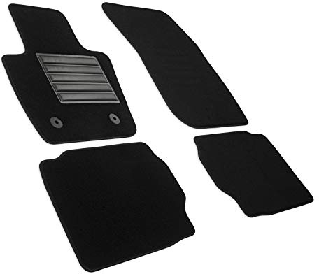 MDM SP-4946 Fußmatten Velours Autoteppich passend für Ford Mondeo / Turnier 01.2015>, black