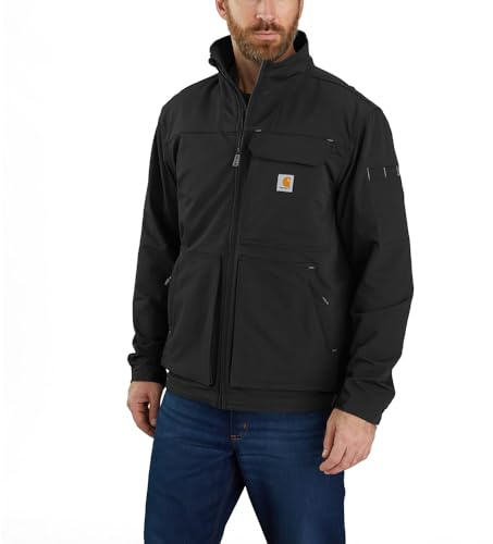 Carhartt Super Dux Relaxed Fit Leichte Rollkragenjacke Herren Schwarz M