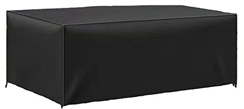 JPudinor Abdeckung für Gartenmöbel 180 x 130 x 75cm, Schutzhülle für Gartenmöbel, Wetter- und reißfest, 420D Oxford, für Gartenmöbel