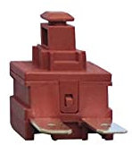 Power Switch Push Button 2Pin 4Pin KAN-L5 Switch 7.5A 250V AC 15A 125V AC Water Heater Vacuum Cleaner Special Lock Self-locking Switch (2Pin 90°)