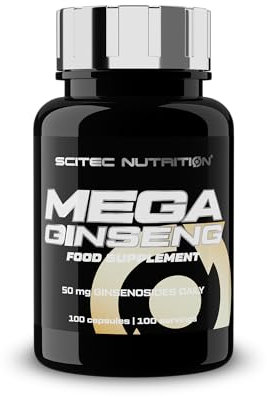 Scitec Nutrition Mega Ginseng - Koreanischer Ginsengextrakt zur natürlichen Nahrungsergänzung, 100 Kapseln