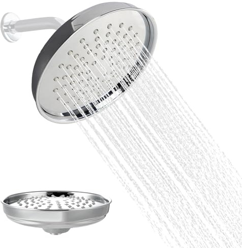 Hibbent 9 Inch Rainfall Shower Head, Traditional Fixed Shower Head