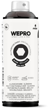 MTN WEPRO Solvent Brillante RAL 7016 Gris Apolo, Spray 400ml