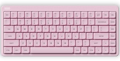 nuphy Node75 Clavier mécanique sans fil, 75 % remplaçable à chaud, clavier à profil bas, 84 touches, prend en charge les gestes tactiles, touches PBT, rétroéclairage RVB, Bluetooth/2,4 GHz/USB-C