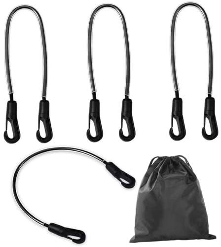 Correas para las piernas de la manta del caballo, correas elásticas para manta de 21-27 pulgadas con Clips de doble extremo, suministros para caballos con bolsa, 4 Uds.