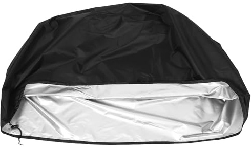 AKOOSY Funda Protectora para Parrilla Resistente Intemperie, Cubierta Completa contra Polvo y Rayos UV para Camping y Barbacoas al Aire Libre, Tamaño 77 X 58 CM