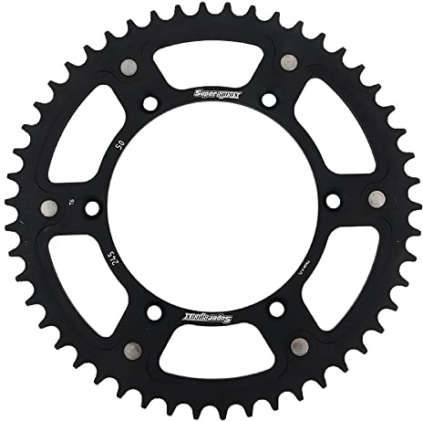 Supersprox - Black Stealth Sprocket, 50T, Chain Size 520, Rst-245-50-Blk