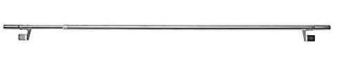 VITRAGE TRINGLES AUTOBLOQUANTES PRESSFIX | Ø10 | 1 Tringle Extensible Autobloquante Embout Cylindre 80-110 | INOX
