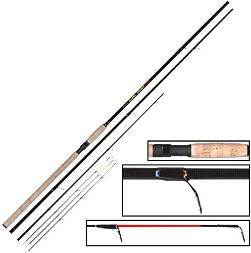 FTM Steel Trout FXR 3,60m 6-25g - Forellenrute zum Sbirolinoangeln, Sbirolinorute zum Forellenfischen, Angelrute für Forelle, Schlepprute für Sbirolinos & Bombarden