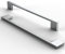 FURNIWARE 5 pièces poignées de meuble, poignées de meuble en acier inoxydable brossé, poignées de cuisine, poignée de meuble pour tiroir, placard, cuisine, espacement des trous 192 mm-Chrome