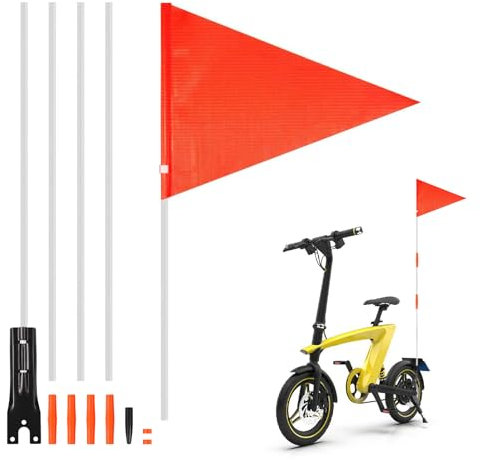 Fahrradfahne, Sicherheitswimpel, Wasserdicht Sicherheits Wimpel, 180cm Kinderfahrrad Sicherheitswimpel, Sicherheitswimpel Kinderfahrrad, Fahrradwimpel Für Kinder, Fahrrad Sicherheit Flaggen