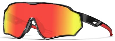 BEACOOL Polarized Sports Sunglasses for Men Women UV400 Protection TR90 glasses for Running Fishing Cycling Baseball Golf