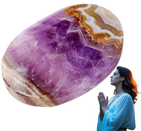 Piedra de Bolsillo Decorativa Natural Pulida Tamboreada Manual