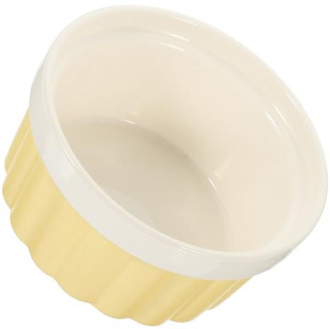 ULTECHNOVO Ceramics Baking Bowl Tazón De Cerámica Para Pudding y Postres Para Cocina y