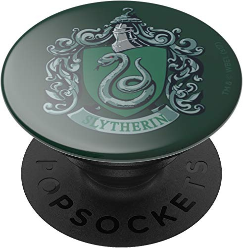 PopSockets PopGrip - Ausziehbarer Sockel und Griff für Smartphones und Tablets mit einem Austauschbarem Top - Slytherin
