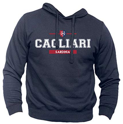 Generico Sweat Cagliari Cità Metropolitane Sardaigna Arena Mori Saturnino Football - Bleu - S