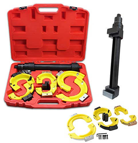 SWANEW Federspanner für Mac Pherson 3 Spannköpfe Universal Federbeinsystem Tieferlegung Fahrwerk Spanner KFZ Satz