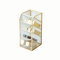 HARLIANGXY Lipstick Organiser Gold, Vintage Lipstick Holder, Makeup Storage, Cosmetic Organiser For Lipsticks, Brushes, Eyeliners, Lip Pencils, Mascara