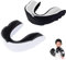 Kinder Sport Mundschutz,Sport Zahnschutz,Mundschutz Boxen, für MMA Kampfsport Boxen, Schützt Zähne, Zahnfleisch Kiefer, Schwarz weiß, weiß schwarz, 2 Stücke